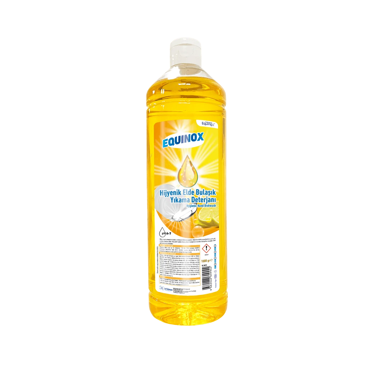 Hijyenik Elde Bulaşık Yıkama Deterjanı Limon 1 kg – GİMDES Helal Belgeli