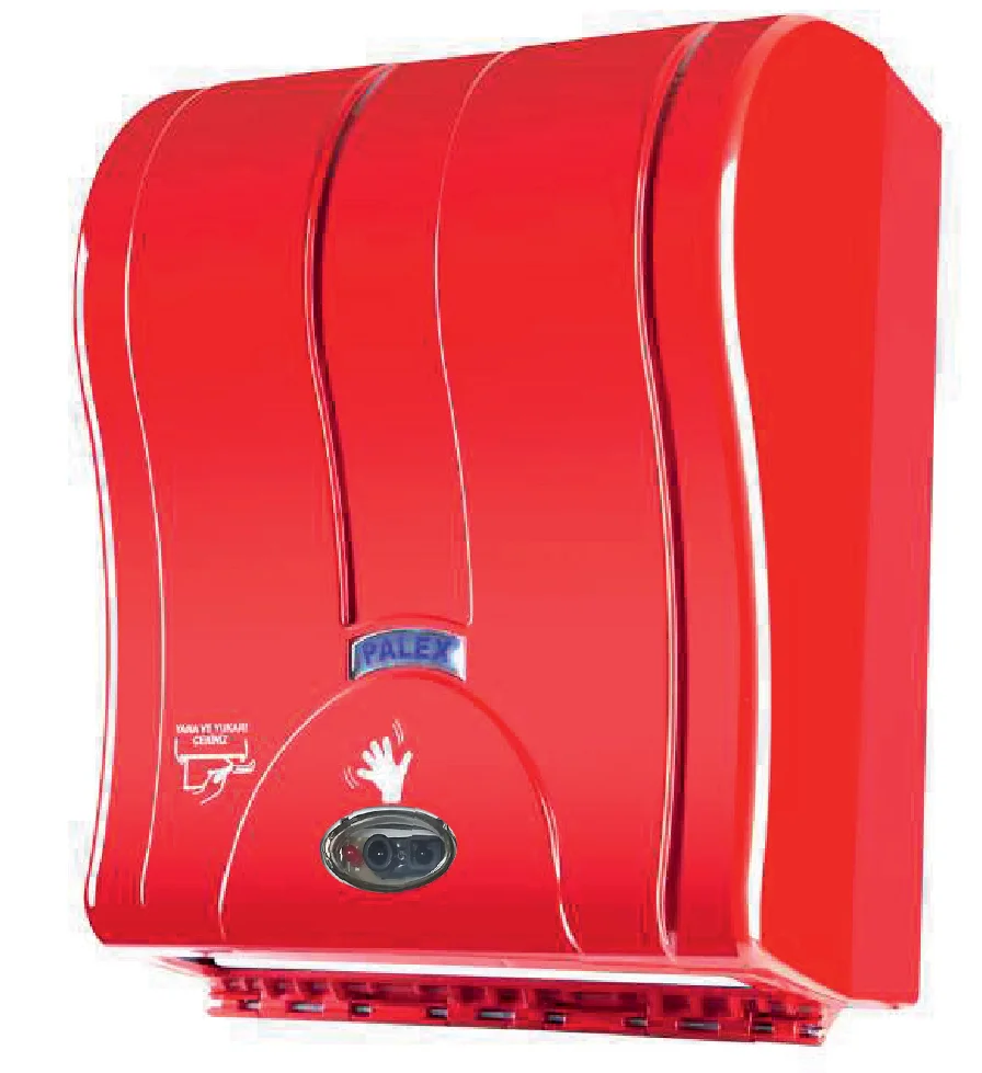 Palex Prestij Otomatik Havlu Dispenseri Kırmızı 3491-B