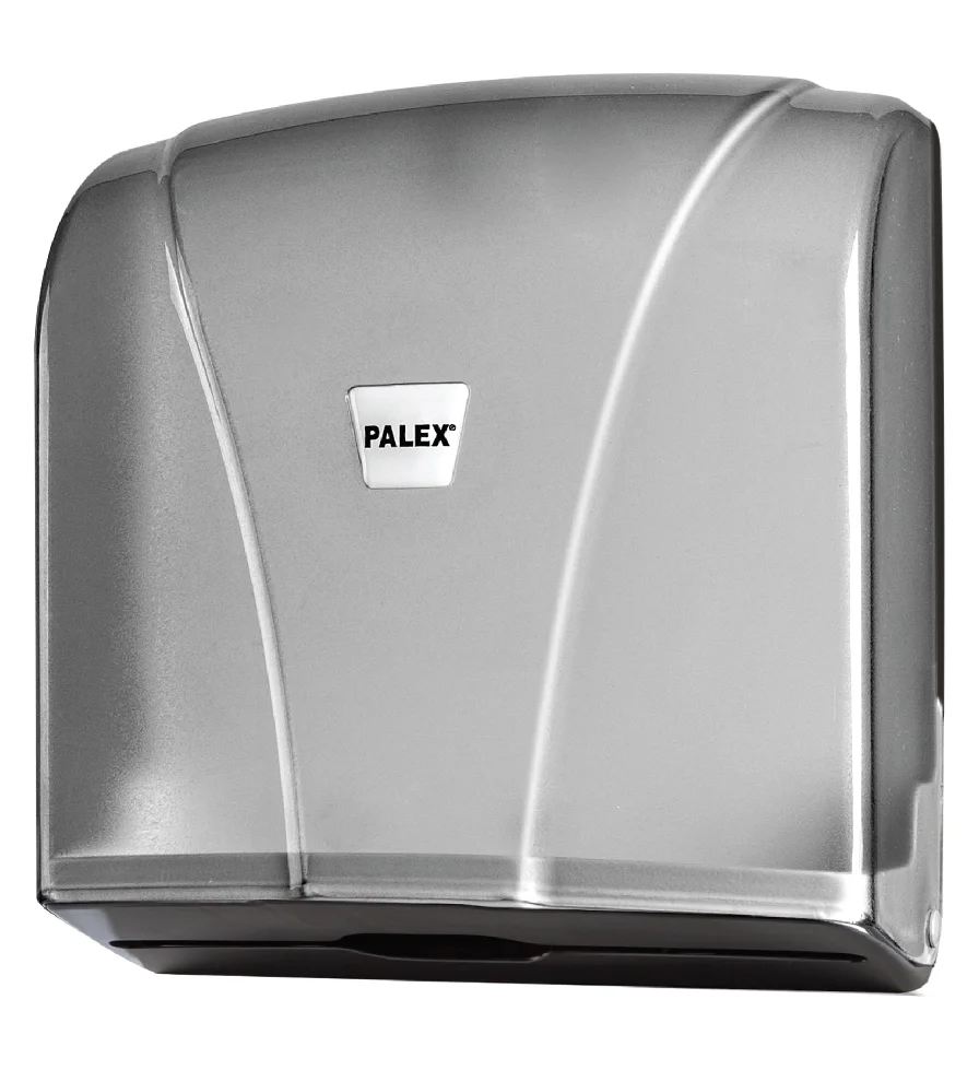 Palex Z Katlı Kağıt Havlu Dispenseri Şeffaf Füme 3464-2