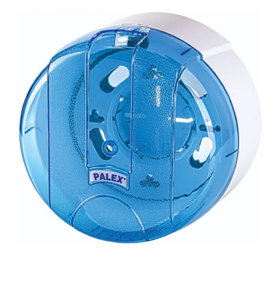 Palex Mini Pratik Tuvalet Kağıdı Dispenseri Şeffaf Mavi 3442-1