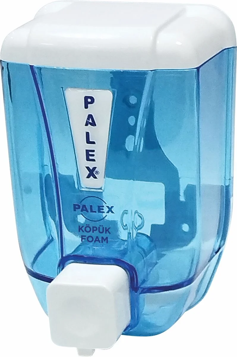Palex Standart Köpük Sabun Dispenseri Şeffaf Mavi 500 cc 3424-1