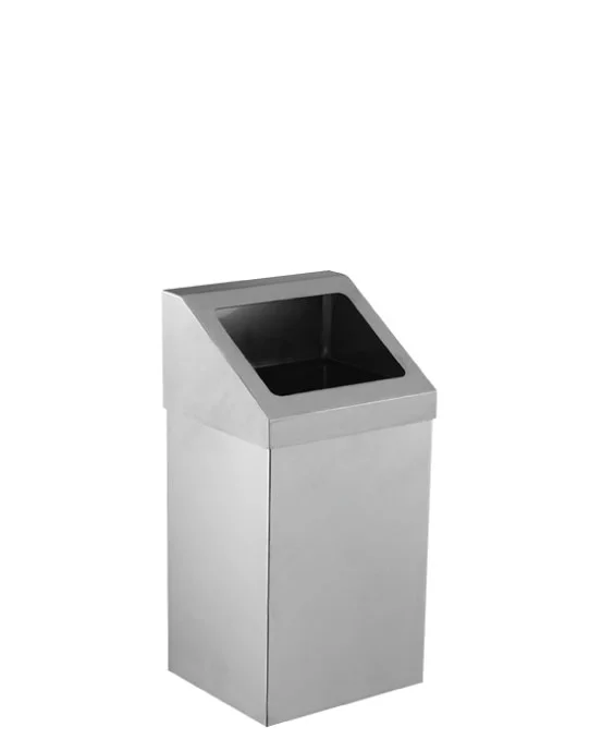 Palex Krom Açık Çatı Kapaklı Çöp Kovası 7 Litre 3834-307