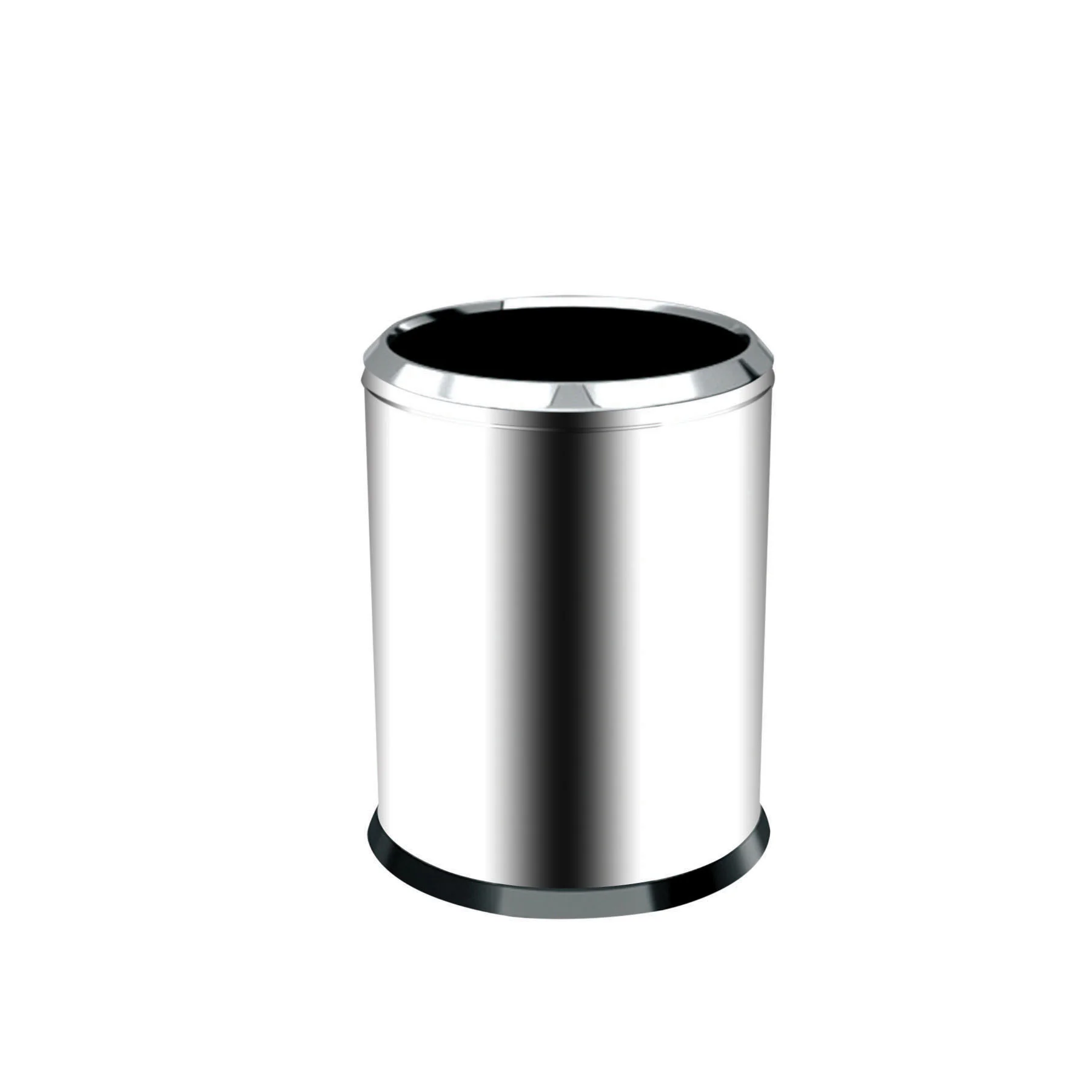 Palex Krom Çemberli Çöp Kovası 8 Litre 3820-8