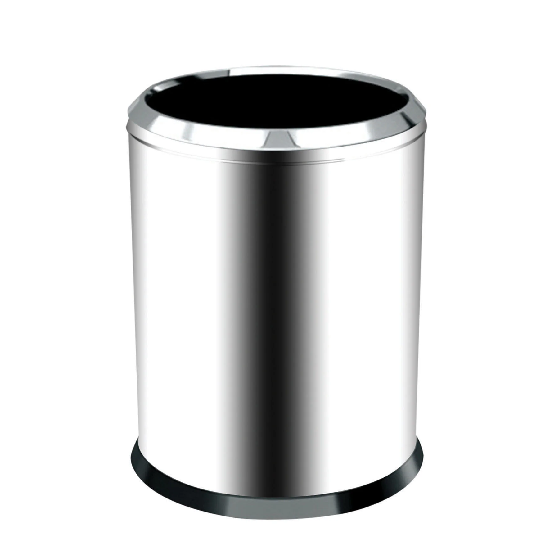 Palex Krom Çemberli Çöp Kovası 27 Litre 3820-27