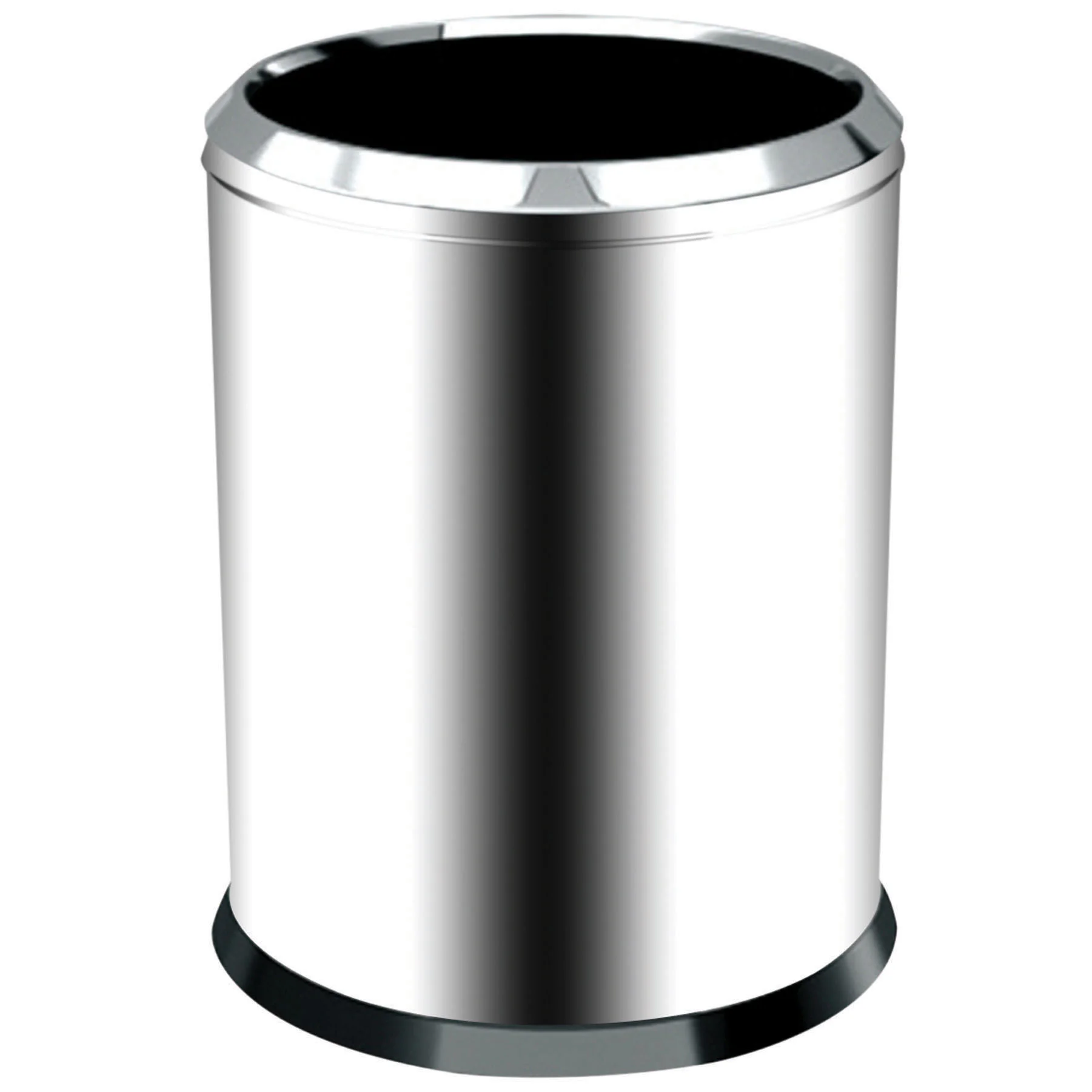 Palex Krom Çemberli Çöp Kovası 45 Litre 3820-45